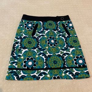 Ann Taylor Floral Mini Skirt
